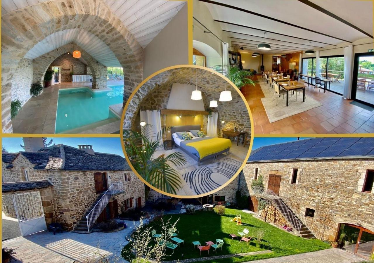 Les Caselles, Gite Et Maison D'Hotes Saint-Beauzely Экстерьер фото